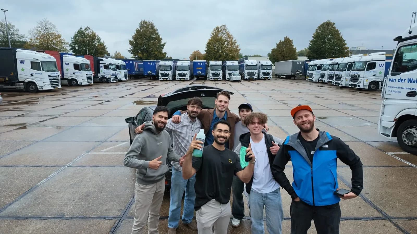 It's a wrap: onze eerste videodag, in een vrachtwagen van Van der Wal